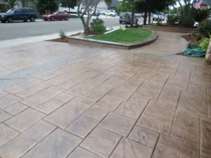 Stamped-concrete